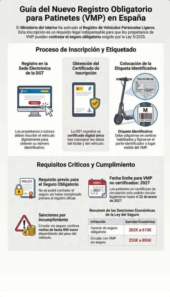 guía del registro obligatorio para patinetes en El Verger